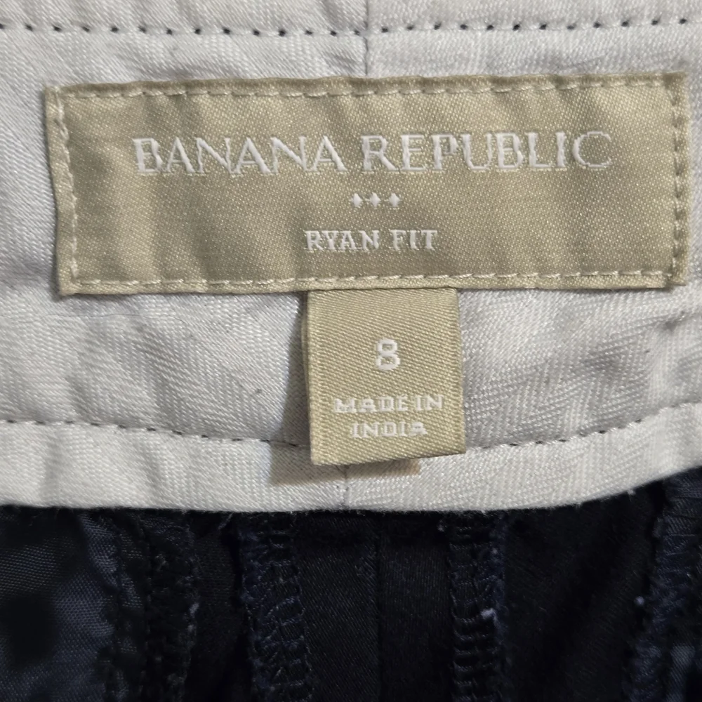 Banana Republic Womens Black ‎ Chinos SZ 8 Ryan Fit